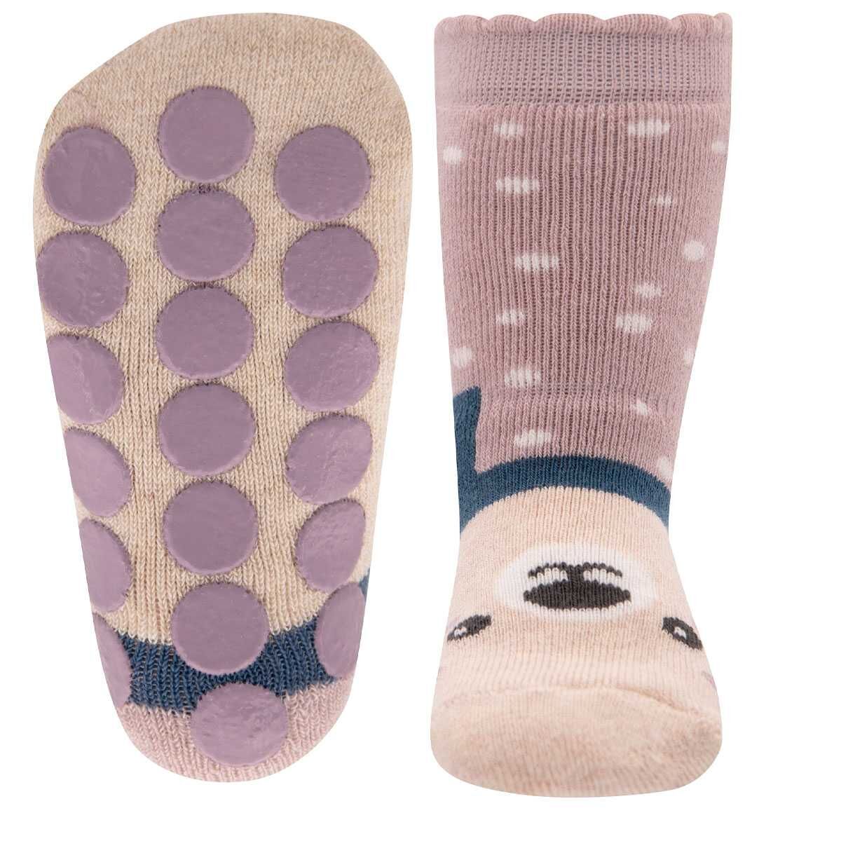 Stoppersocken Teddygesicht/Mausezähnchen