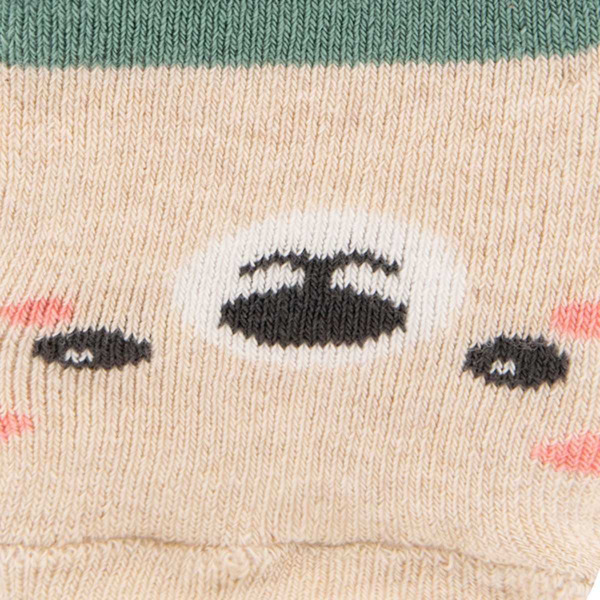 Stoppersocken Teddygesicht/Mausezähnchen