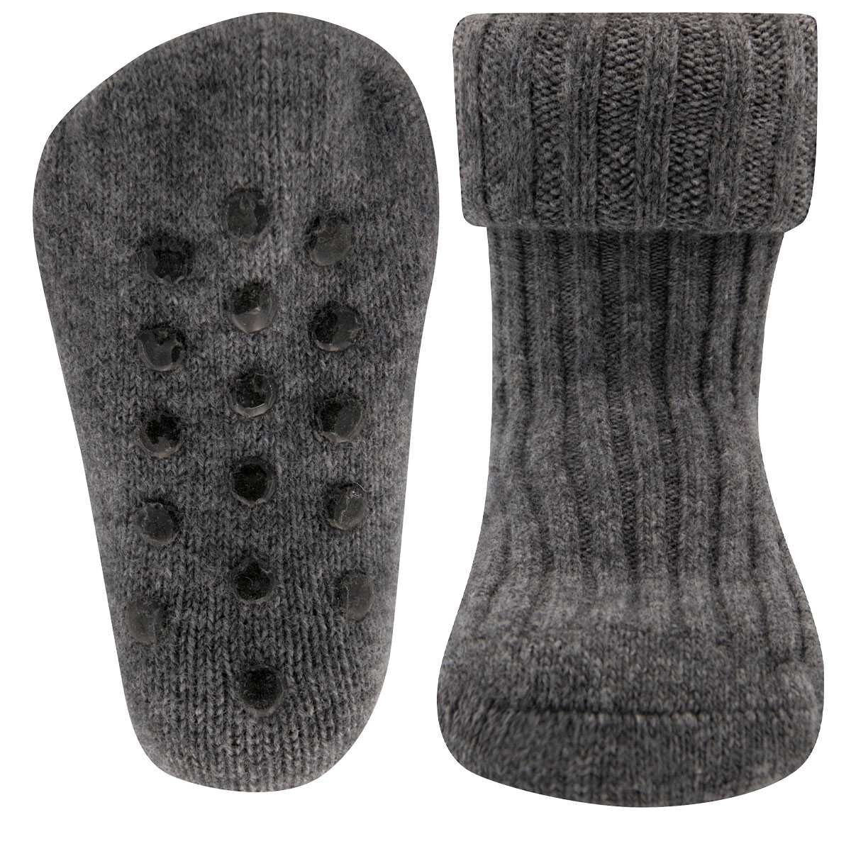 Stoppersocken Wolle/Rippe